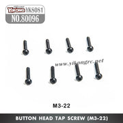 80096 Button Head Tap Screw (M3-22)