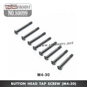 80099 Button Head Tap Screw (M4-30)