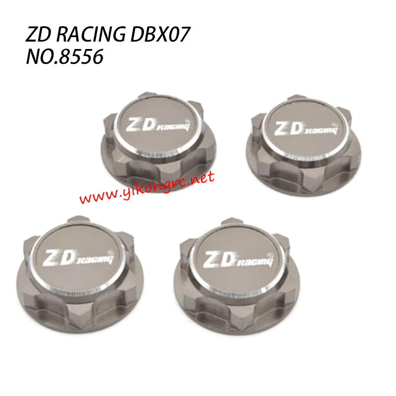 ZD RACING DBX-07 Parts Wheel Nut CNC 8556 grey