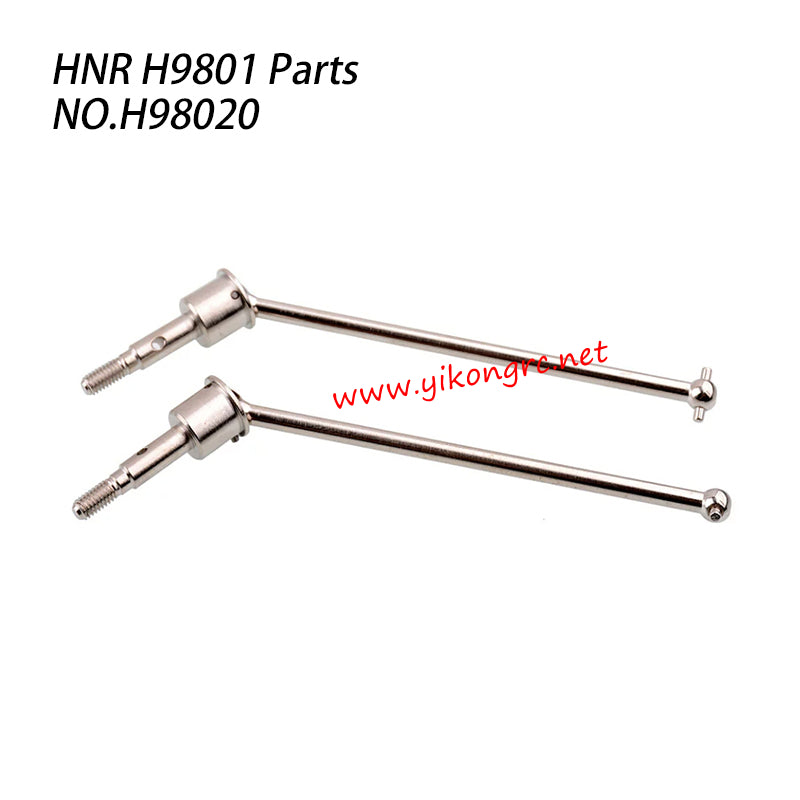 HNR H9801 RC Car Parts Universal Drive Shaft CVD H98020 silver
