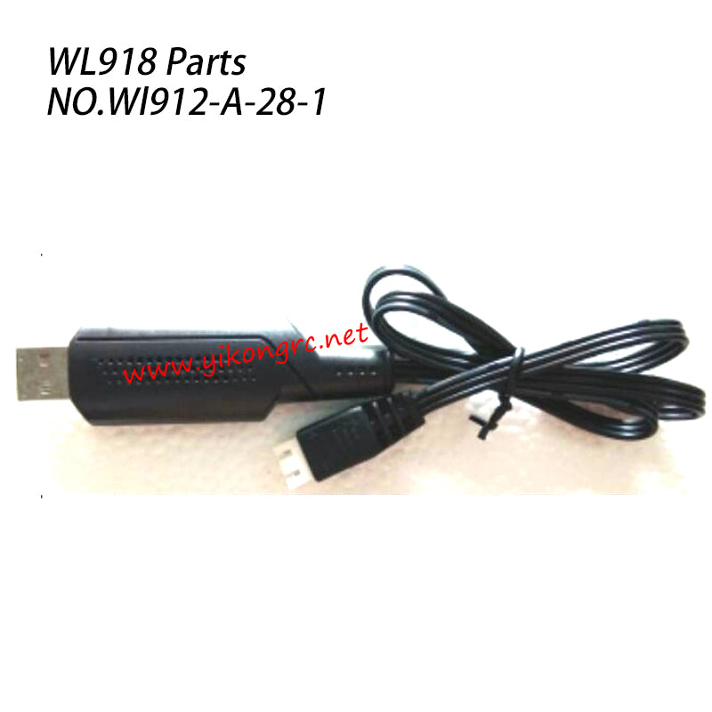 WLTOYS WL918 RC Boat Parts USB Charger WL912-A-28-1
