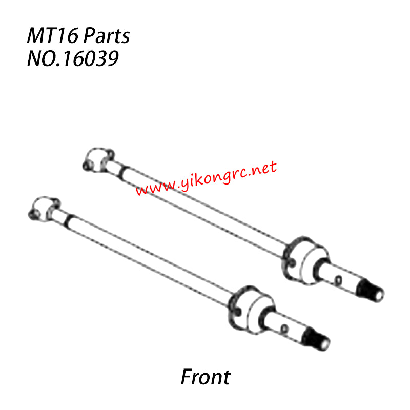 ZD Racing MT 16 RC Car Parts Front Bone Dog Shaft 16039