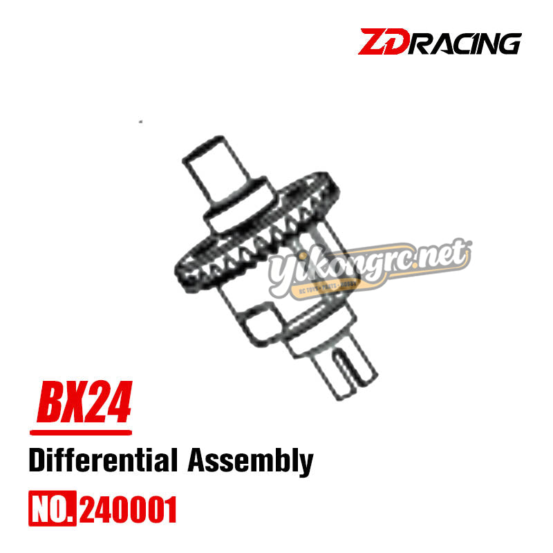 ZD Racing BX24 RC Car Parts Differential Assembly 240001