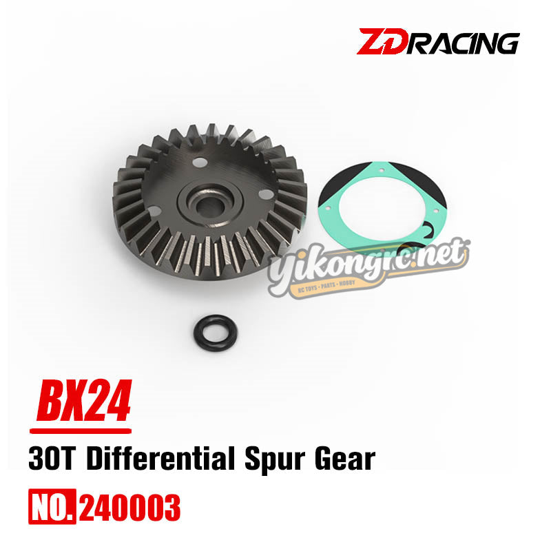 ZD Racing BX24 RC Car Parts 30T Differential Spur Gear Assembly 240003