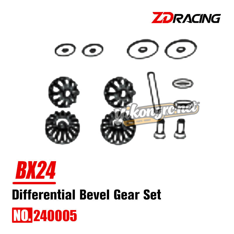 ZD Racing BX24 RC Car Parts Differential Bevel Gear Set 240005
