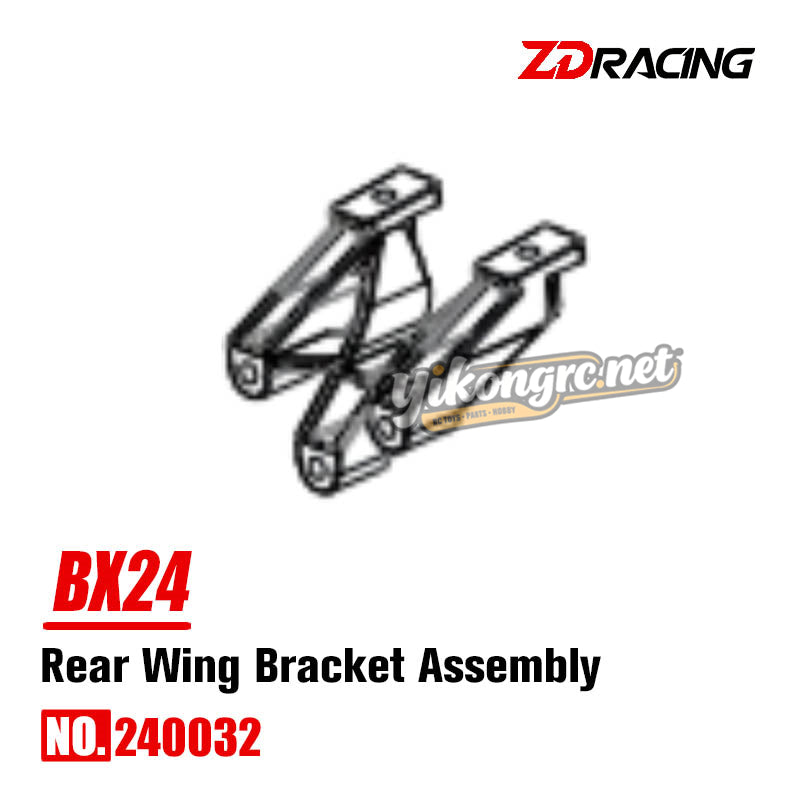 ZD Racing BX24 Parts Rear Wing Bracket Assembly 240032