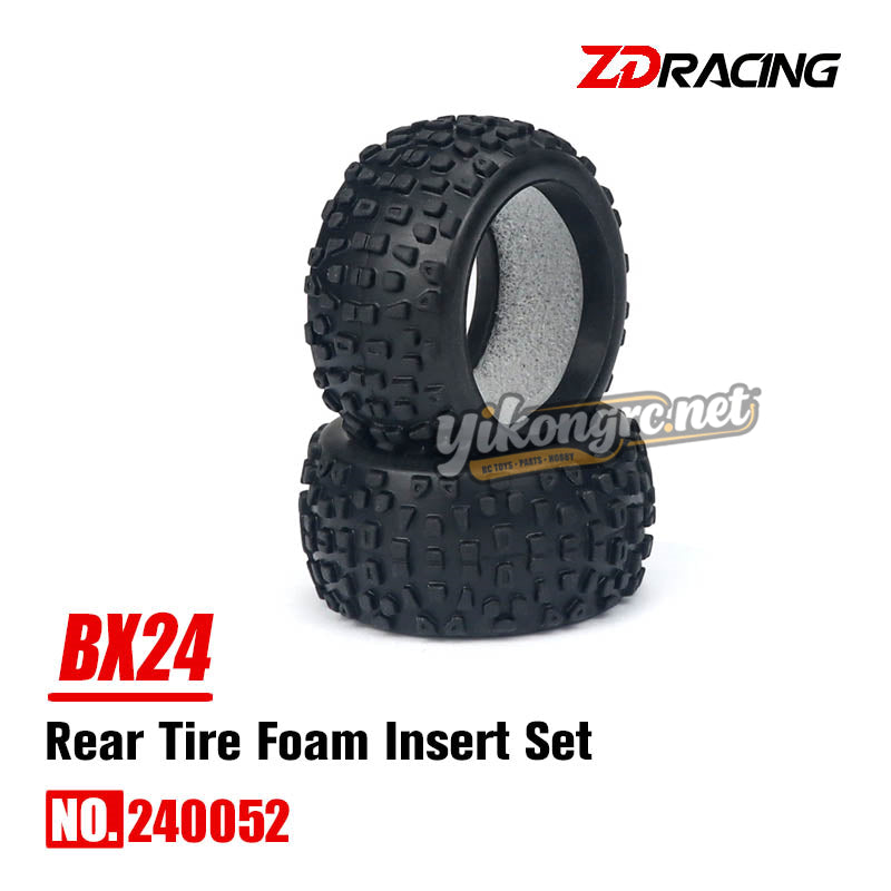ZD Racing BX-24 4WD RC Car Parts Rear Tire Foam Insert Set 240052