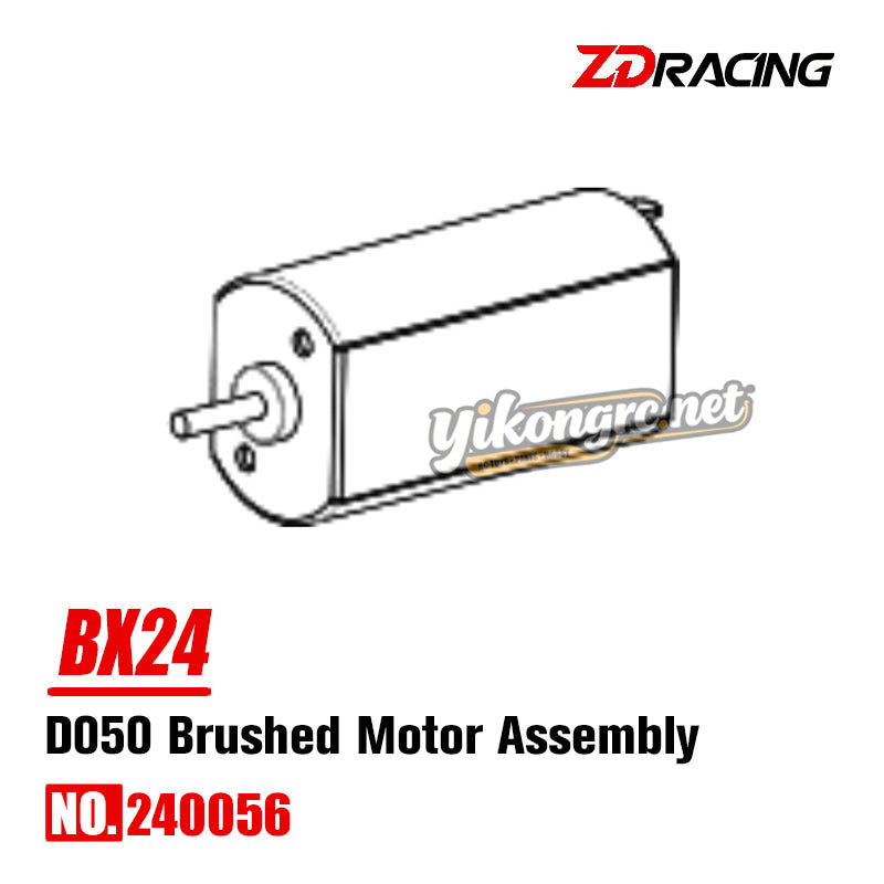 ZD Racing BX-24 4WD RC Car Parts D050 Brushed Motor Assembly 240056