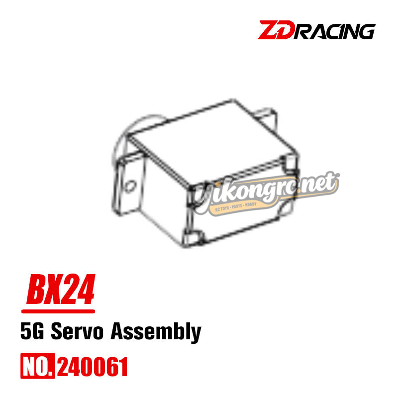 ZD Racing BX-24 RC Buggy Parts 5G Servo Assembly 240061