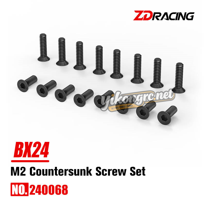No.240068 ZD Racing BX24 Parts M2 Countersunk Screw Set