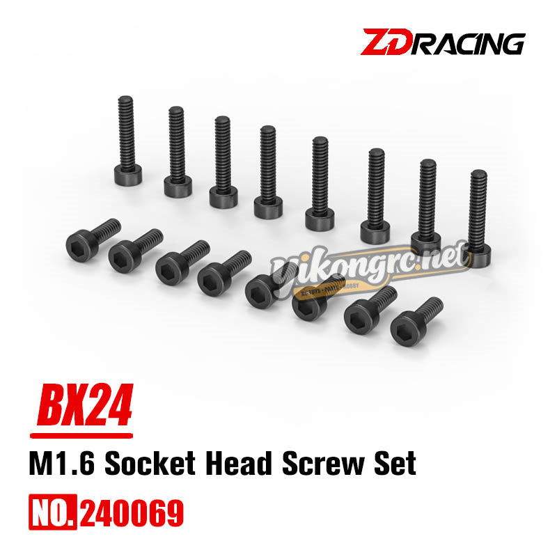No.240069 ZD Racing BX24 Parts M1.6 Socket Head Screw Set