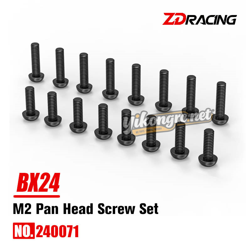 No.240071 ZD Racing BX24 Parts M2 Pan Head Screw Set