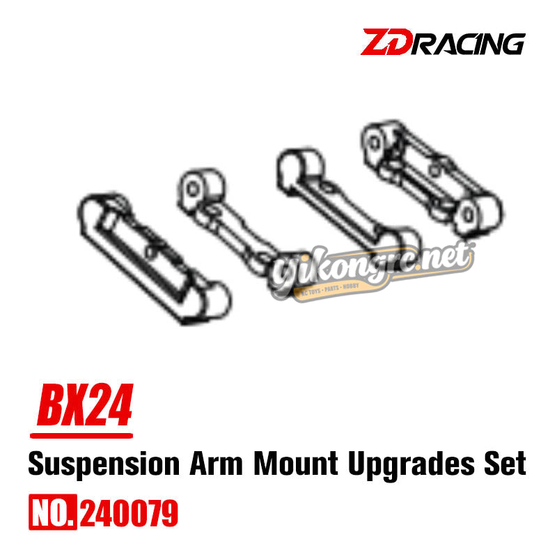 ZD Racing BX24 RC Buggy Suspension Arm Mount Upgrades Set 240079