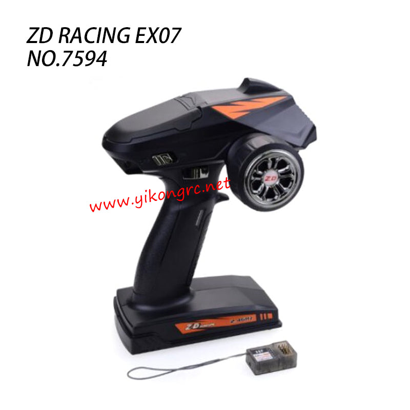 ZD Racing EX-07 Parts 2.4G Radio set and Receiver 7594 1set