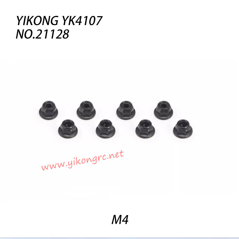 YIKONG YK4107 Parts M4 Flange Nuts 21128