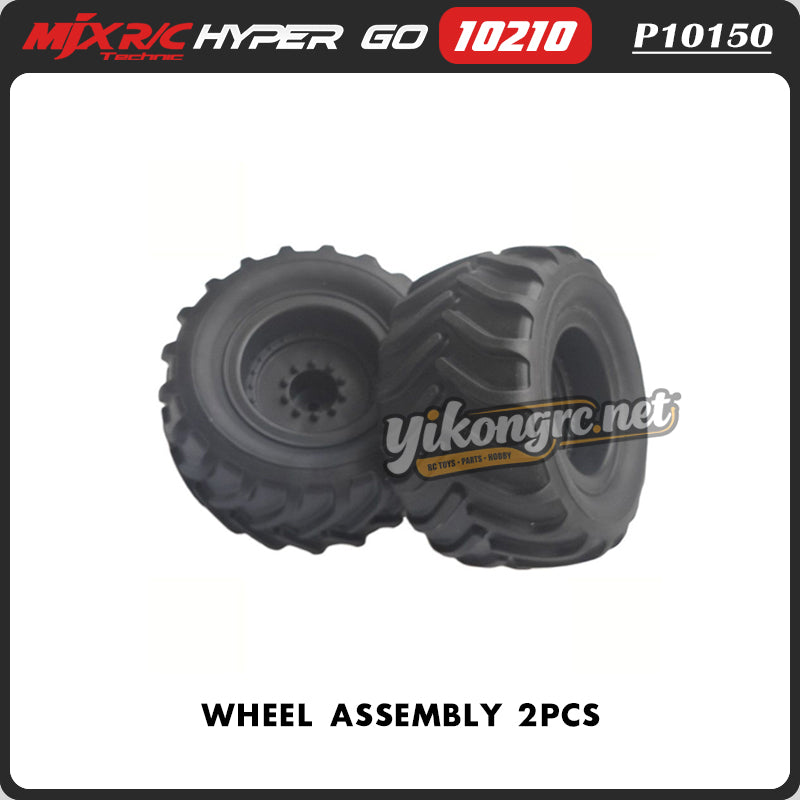 MJX Hyper Go 10210 1/10 RC Car Parts Wheel Assembly P10150