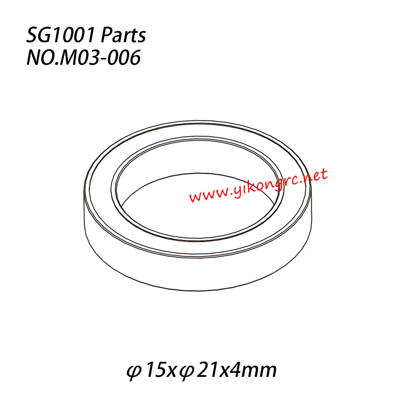 Pinecone Forest SG-1001 RC Car Parts Ball bearing (φ15xφ21x4mm) M03-006