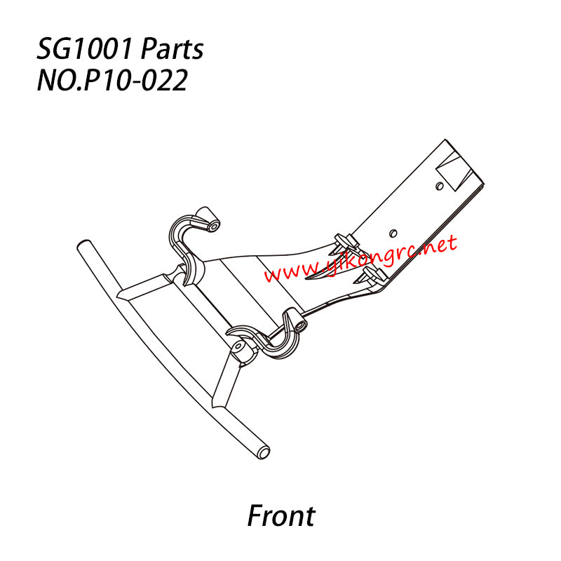 Pinecone Forest SG-1001 RC Car Parts Front Bumper P10-022