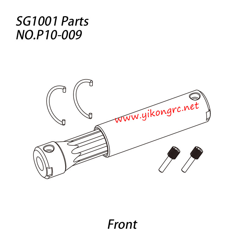 Pinecone Forest SG-1001 RC Car Parts Front Center Drivershaft Set M10-009
