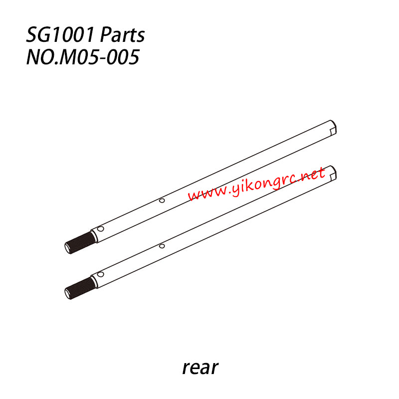 Pinecone Forest SG-1001 RC Car Parts Rear Axle Shaft M05-005