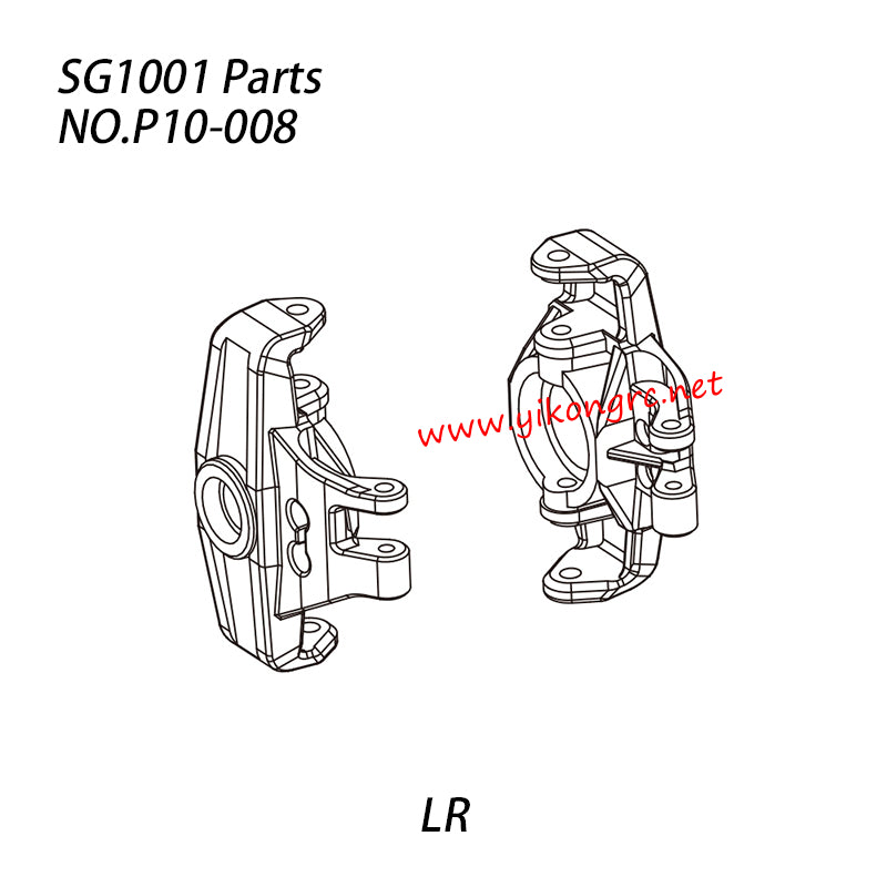 Pinecone Forest SG-1001 RC Car Parts Steering Block LR M10-008