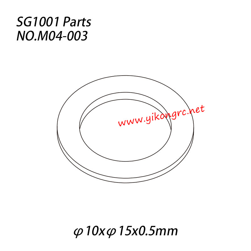 Pinecone Forest SG-1001 RC Car Parts Washer (φ10xφ15x0.5mm) M04-003