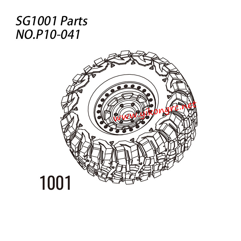 Pinecone Model SG-1001 Parts 1001 Wheel P10-041