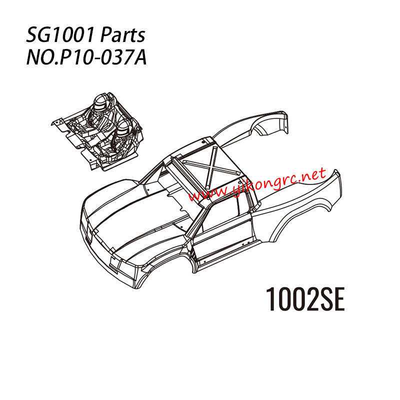 Pinecone Model SG-1001 Parts 1002SE Body P10-037A