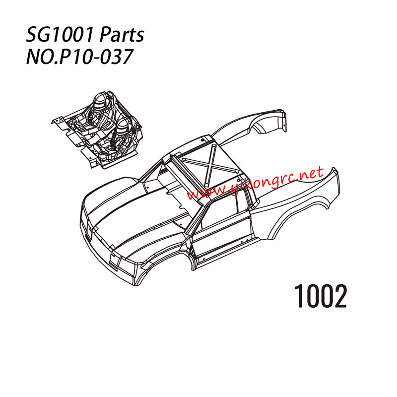 Pinecone Model SG-1001 Parts 1002 Body