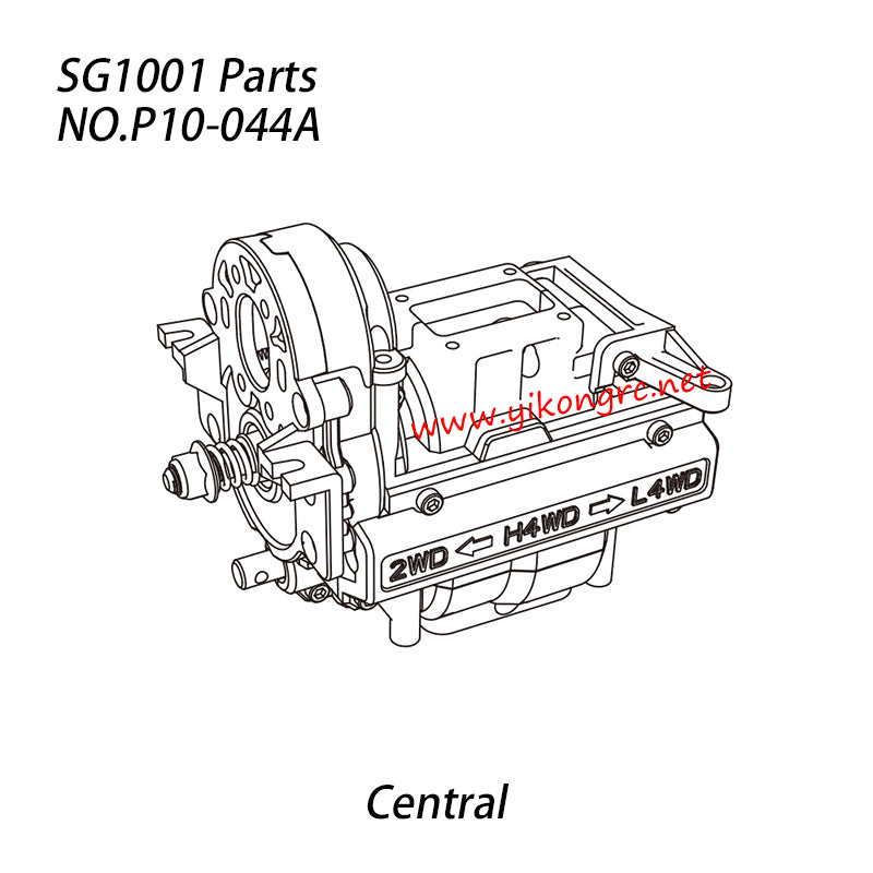 Pinecone Model SG-1001 Parts Central Transmission Assembly P10-044A