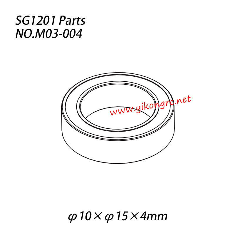 Pinecone Model SG-1201 SG-1202 Pro Parts Ball bearing (φ10xφ15x4mm) M03-004