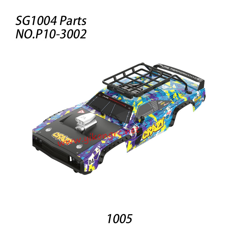 Pinecone Model SG1004 Parts Body assembly P10-3002