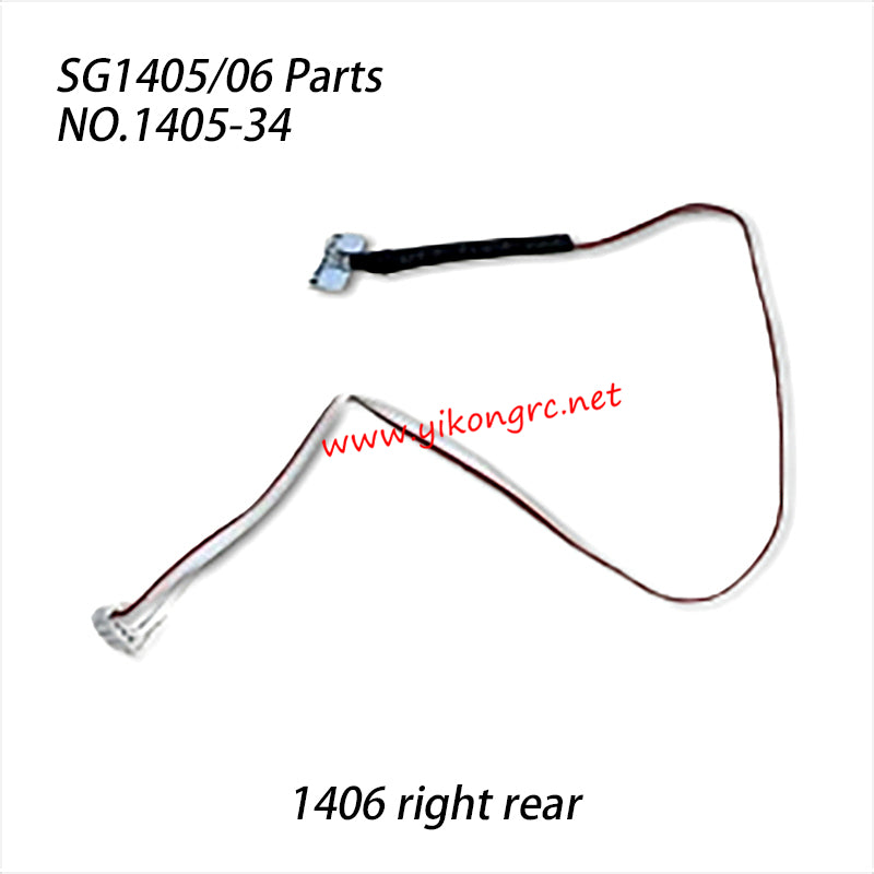 Pinecone Model SG1405 RC Truck Parts 1406 Right Rear Light Panel 1405-34