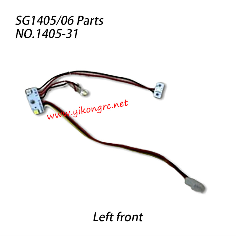 Pinecone Model SG1405 RC Truck Parts Left Front Light Board 1405-31