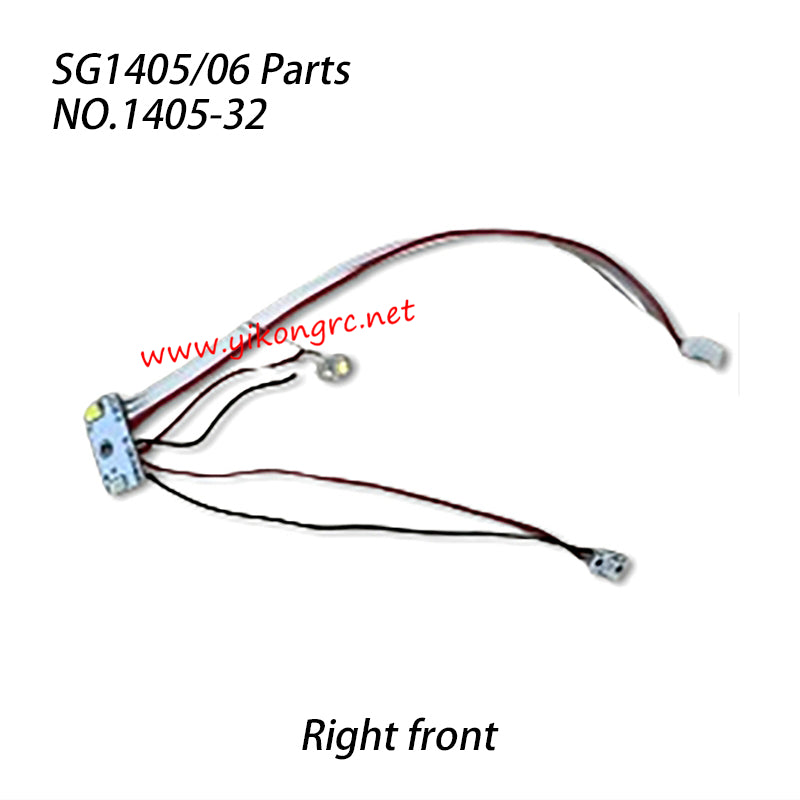 Pinecone Model SG1405 RC Truck Parts Right Front Light Board 1405-32