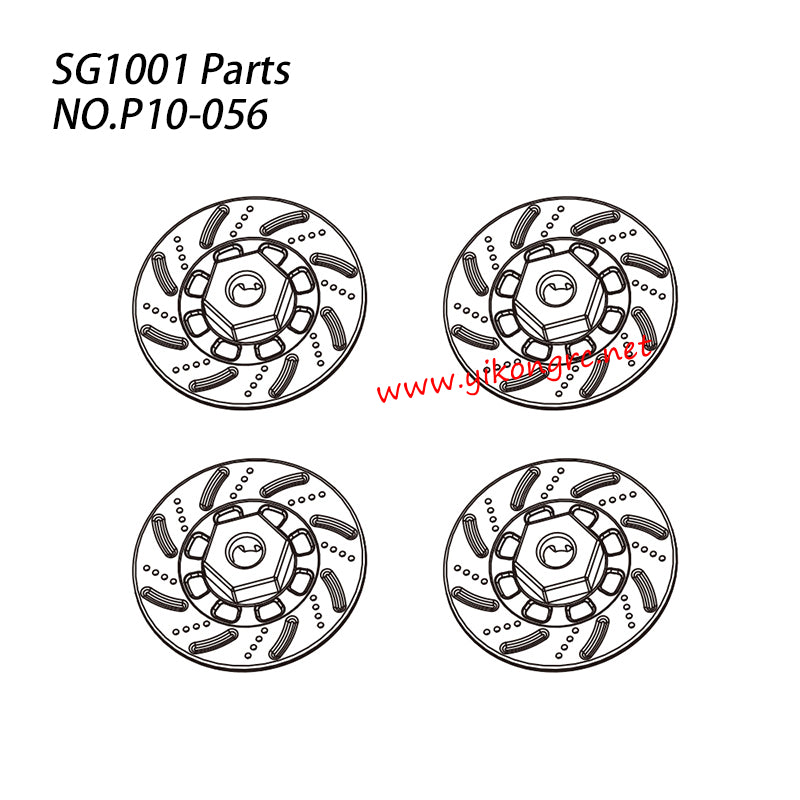 Pinecone Model SG 1001 1/10 RC Car Parts Hex Wheel Adapter With Disc Brake