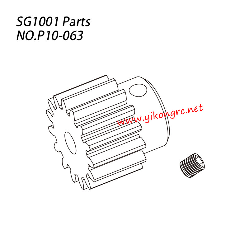 Pinecone Model SG 1001 1/10 RC Car Parts Motor Gear P10-063