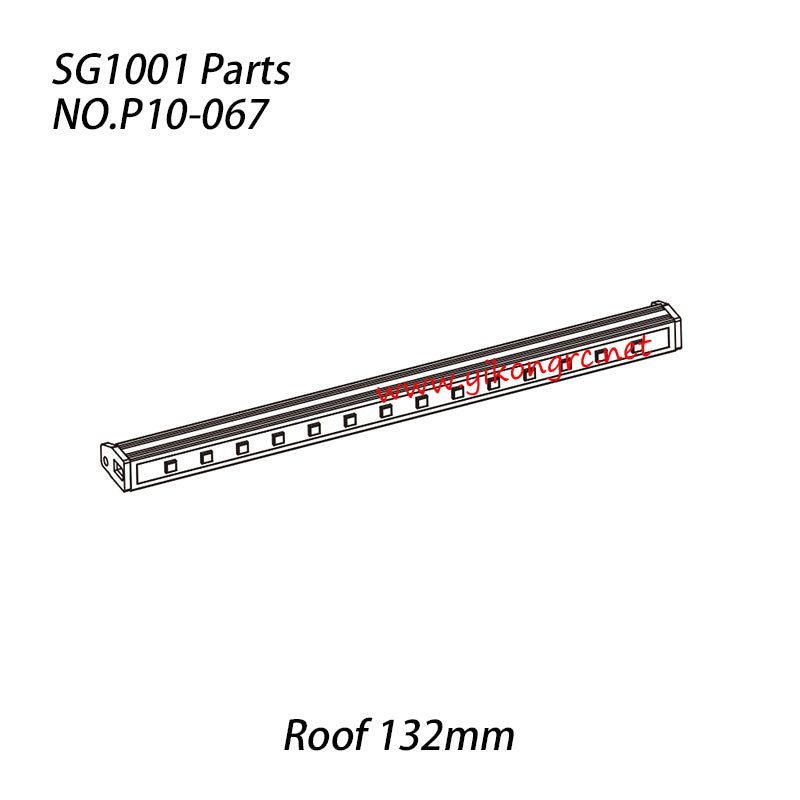 Pinecone Model SG 1001 1/10 RC Car Parts Roof 132mm Light Bar Assembly P10-067