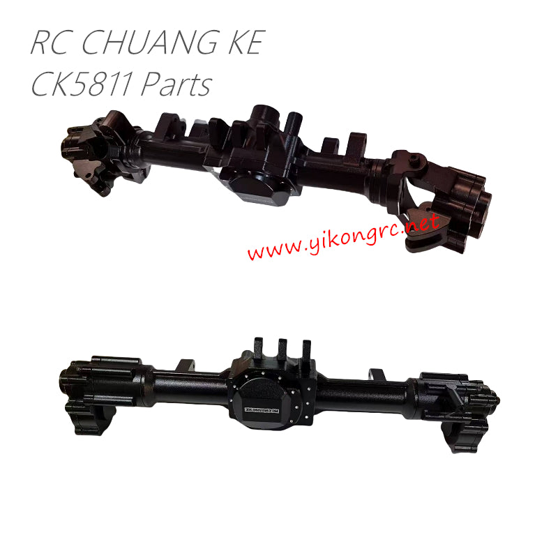 RC CHUANG KE CK5811 Parts Metal Front and Rear Axle Assemblies