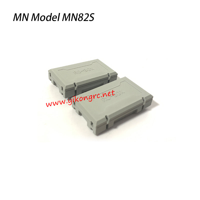 Roof-mounted luggage box (non-openable) gray