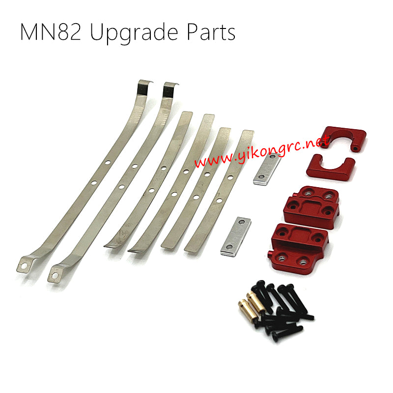 Title
MN-RC MN 82 Upgrades Rear Axle Mount, Spring Plate red