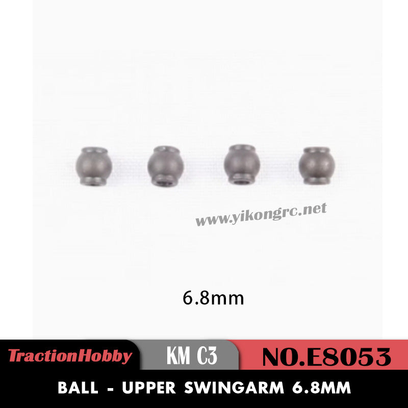 Tractionhobby C3 Parts Ball - Upper Swingarm (6.8mm) E8053