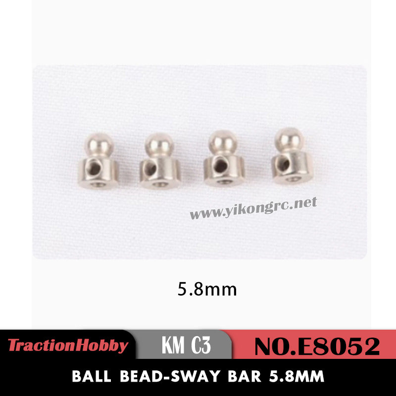 Tractionhobby C3 Parts Ball Bead-Sway Bar (5.8mm) E8052