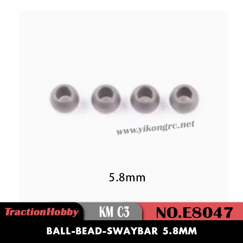 Tractionhobby C3 Parts Ball Bead Swaybar (5.8mm) E8047