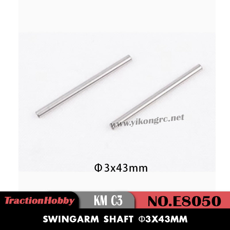 Tractionhobby C3 Parts Swingarm Shaft (Φ3x43mm) E8050