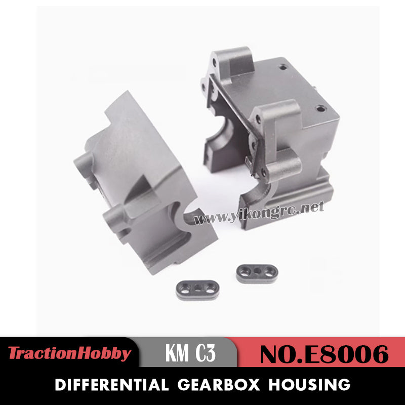 Tractionhobby KM C3 Parts Differential Gearbox Housing E8006