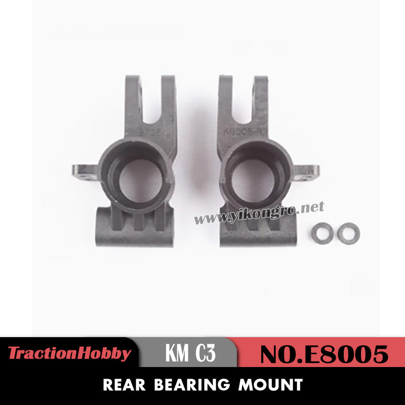 Tractionhobby KM C3 Parts Rear Bearing Mount E8005
