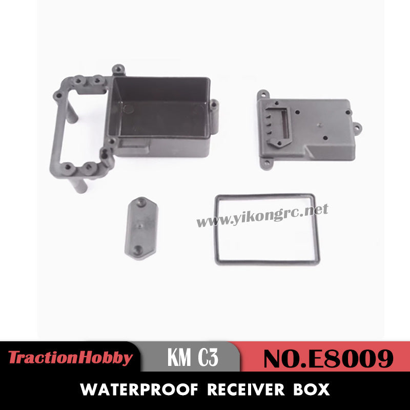 Tractionhobby KM C3 Parts Waterproof Receiver Box E8009
