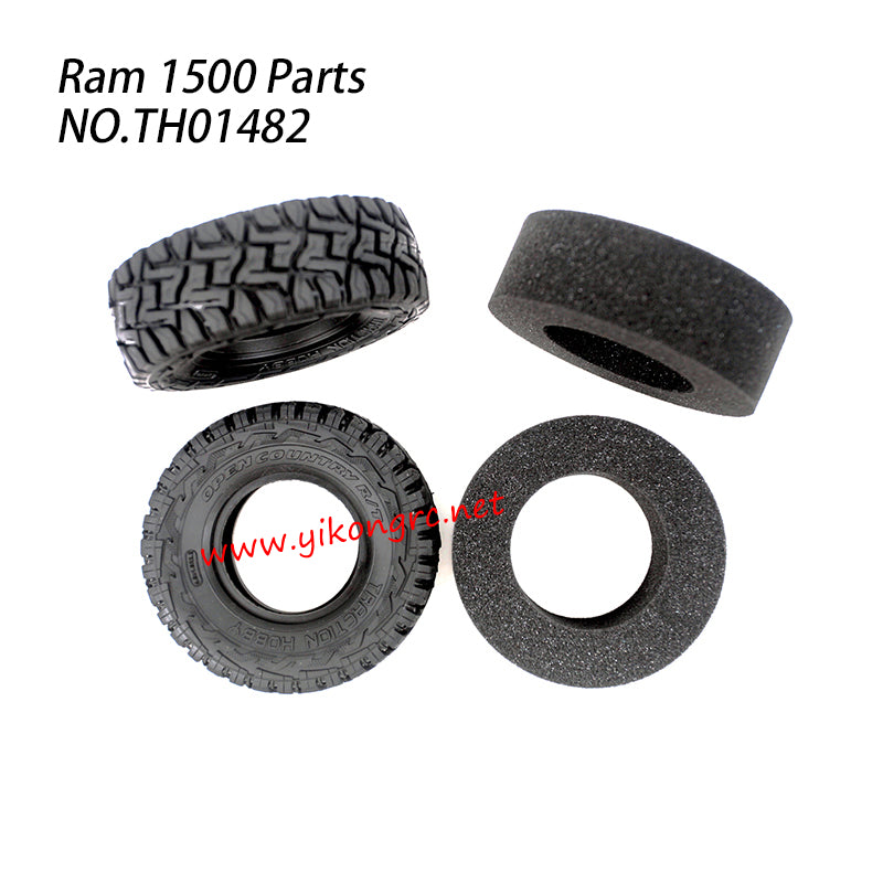 Tractionhobby Ram1500 Parts Wilderness Tire Cover TH01482