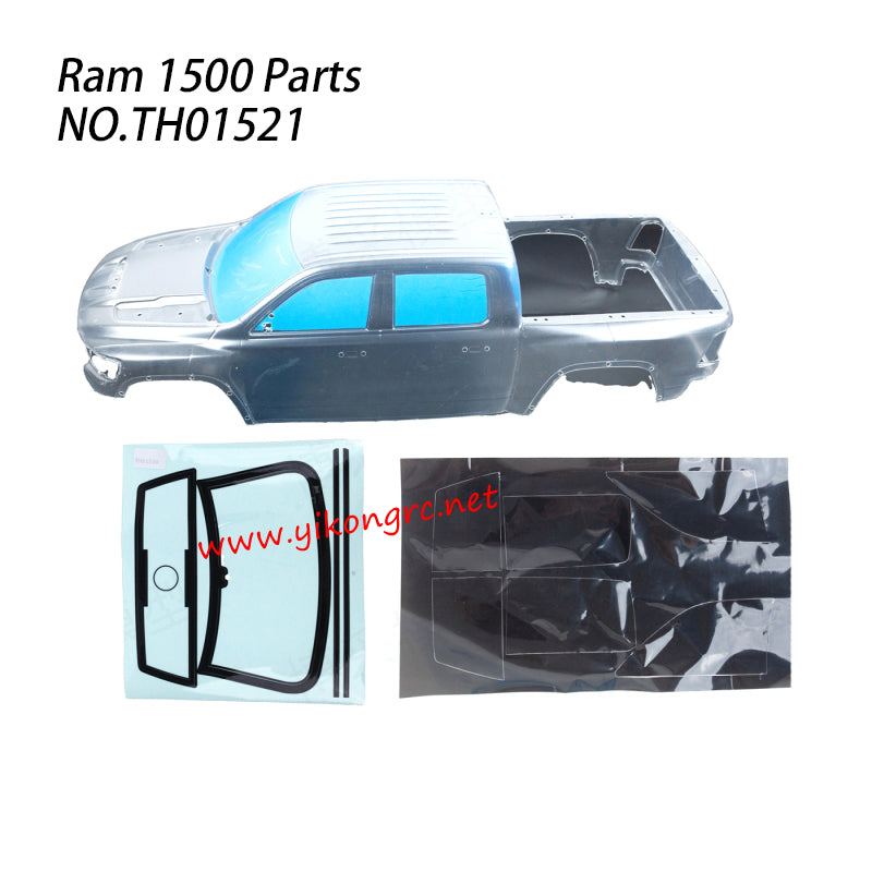 Tractionhobby Ram1500 RC Truck Parts Body Shell TH01521